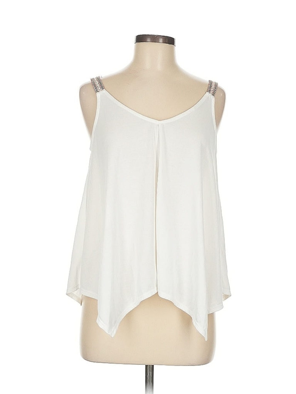 Design Lab(Lord& Taylor)M White Camisole Top(NWOT)